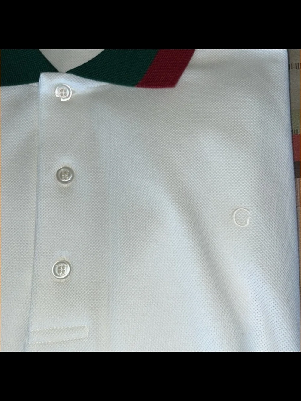 Gucci Classic Web Collar Polo Shirt